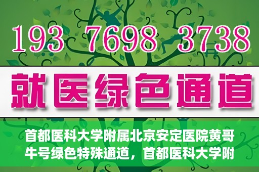 首都医科大学附属北京安定医院黄哥牛号绿色特殊通道，首都医科大学附属北京安定医院黄哥牛号绿色特殊通道，探索与实践
