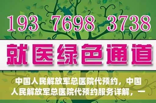 中国人民解放军总医院代预约，中国人民解放军总医院代预约服务详解，一站式预约解决方案助力就医无忧