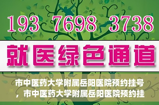 市中医药大学附属岳阳医院预约挂号，市中医药大学附属岳阳医院预约挂号攻略，便捷就医从这里开始