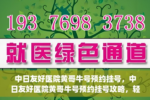 中日友好医院黄哥牛号预约挂号，中日友好医院黄哥牛号预约挂号攻略，轻松挂号，健康无忧！