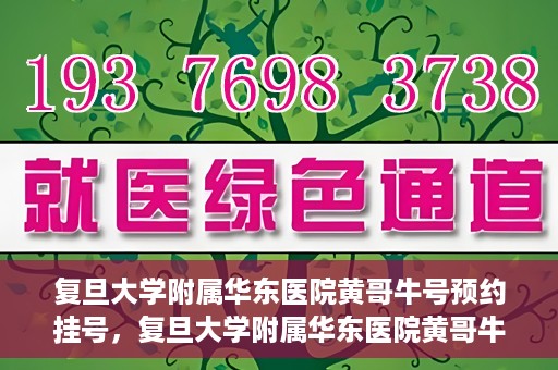 复旦大学附属华东医院黄哥牛号预约挂号，复旦大学附属华东医院黄哥牛号预约挂号攻略解析